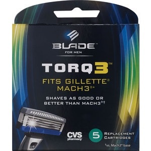 slide 1 of 1, CVS Pharmacy Blade Torq3 Cartridges, 5 ct