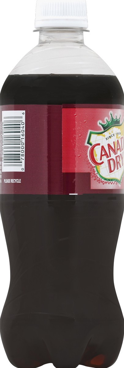 slide 3 of 4, Canada Dry Soda, Black Cherry Wishniak - 20 oz, 20 oz