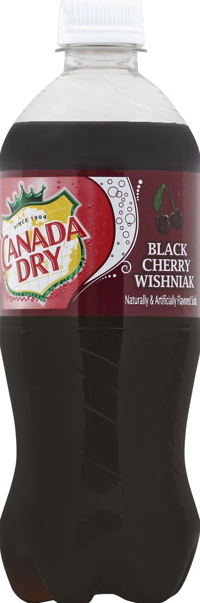 slide 2 of 4, Canada Dry Soda, Black Cherry Wishniak - 20 oz, 20 oz