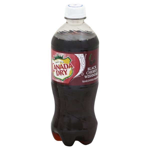 slide 1 of 4, Canada Dry Soda, Black Cherry Wishniak - 20 oz, 20 oz