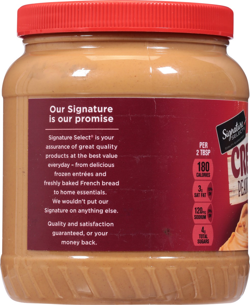 slide 7 of 9, Signature Select Creamy Peanut Butter 4 lb, 4 lb