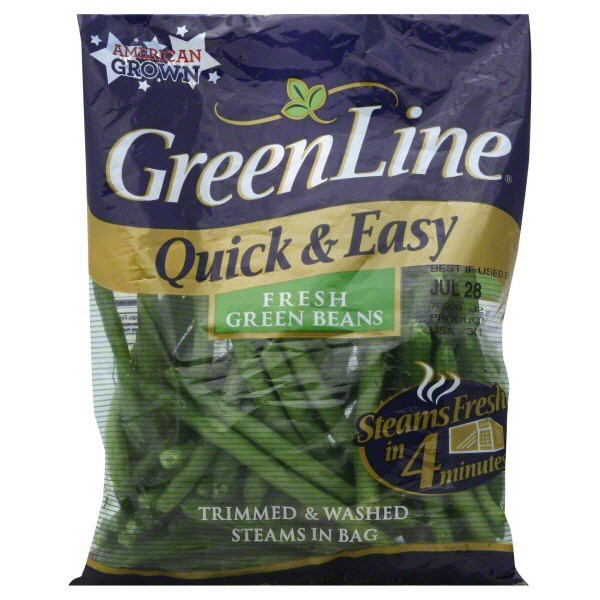 slide 1 of 1, Green Line Green Beans 12 oz, 12 oz