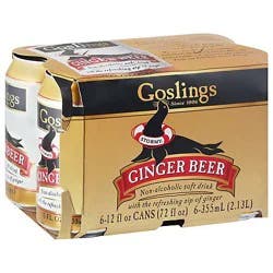 Goslings Ginger Beer - 6-12 Fl. Oz.