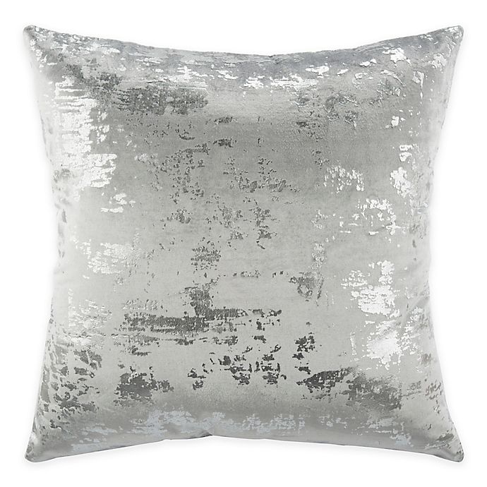 slide 1 of 4, Safavieh Edmee Square Throw Pillow - Light Grey/Silver, 20 in