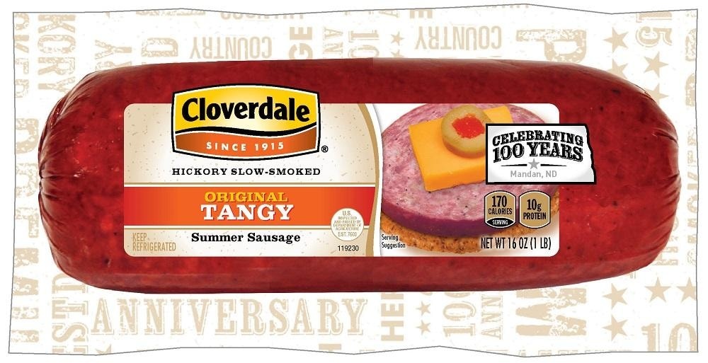 slide 1 of 1, Cloverdale Original Tangy Summer Sausage, 16 oz