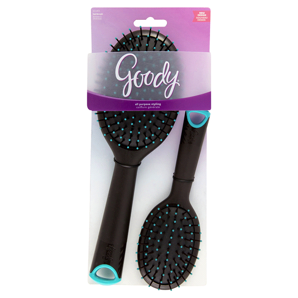 slide 1 of 3, Goody Smart Classics Cushion And Purse Brush, 2 ct