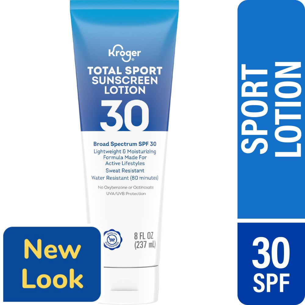 slide 1 of 4, Kroger® Sport Sunscreen Lotion SPF 30, 8 fl oz