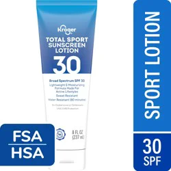 Kroger Sport Sunscreen Lotion SPF 30