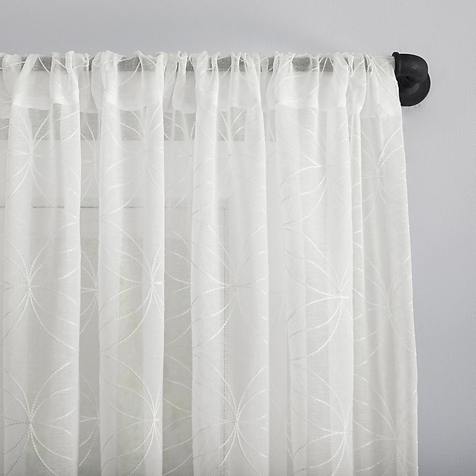 slide 2 of 5, No. 918 Tamaryn Window Curtain Panel - Ivory, 84 in