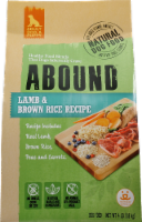 slide 1 of 1, Abound Lamb & Brown Rice Recipe Dog Food, 4 lb