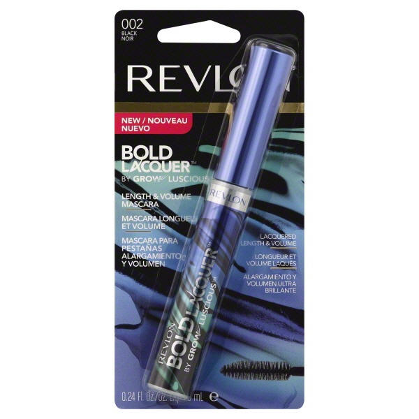 slide 1 of 1, Revlon Grow Luscious Bold Mascara Black, 0.24 oz