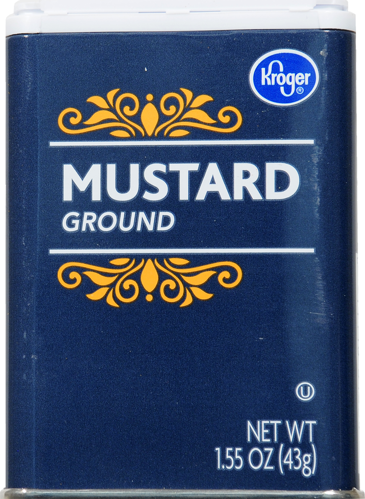 slide 1 of 1, Kroger Ground Mustard, 1.55 oz