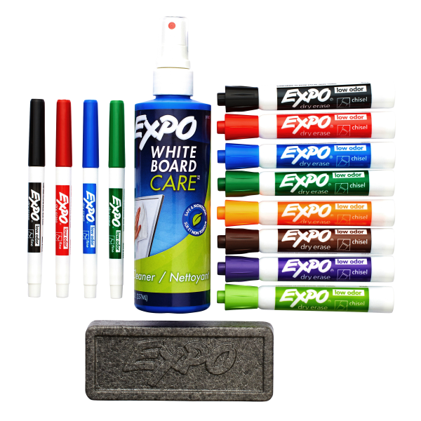 slide 1 of 8, Expo Low-Odor Dry-Erase Kit, Assorted Colors, 1 ct