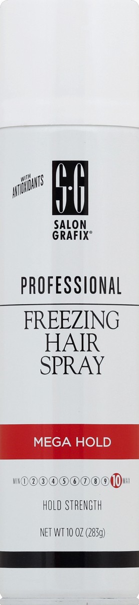 slide 5 of 6, Salon Grafix Professional Mega Hold Freezing Hair Spray, 10 oz