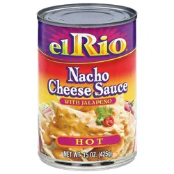 El Rio Hot Nacho Cheese Sauce With Jalapeno Peppers