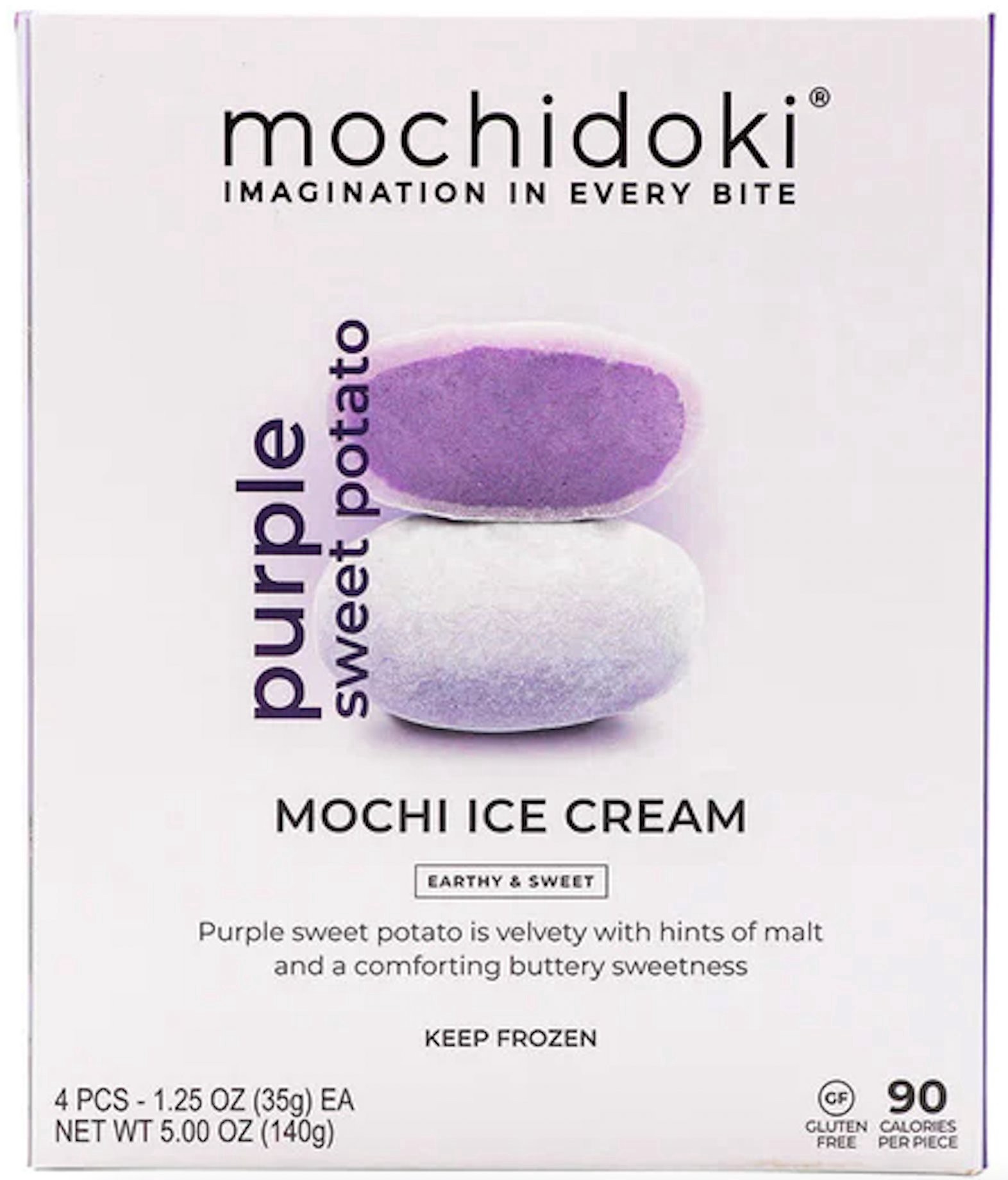 slide 1 of 1, Mochidoki Purple Sweet Potato Mochi Ice Cream, 5 oz