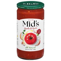 Mid's Garlic & Onion Pasta Sauce 28 oz