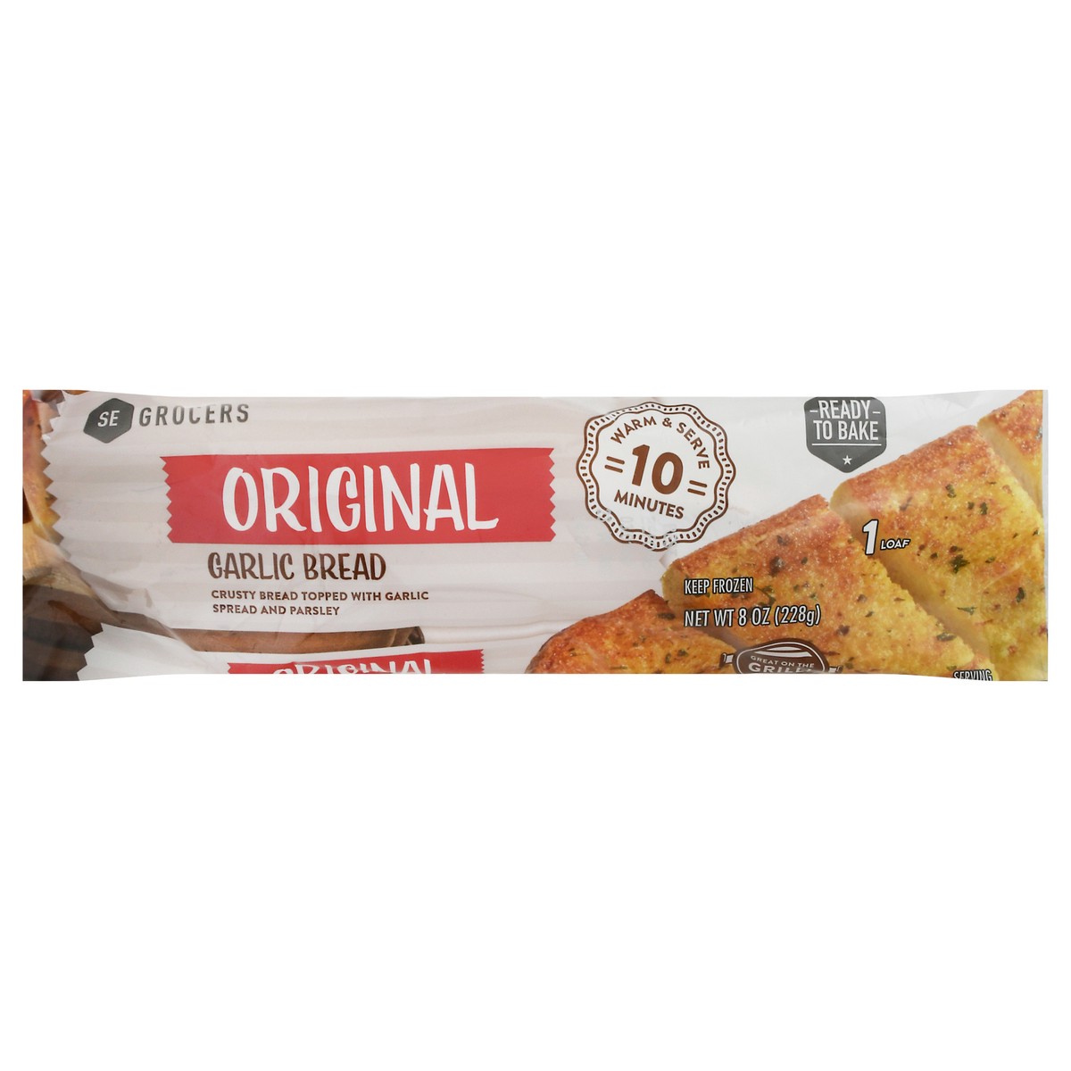 slide 1 of 13, SE Grocers Garlic Bread Original, 8 oz