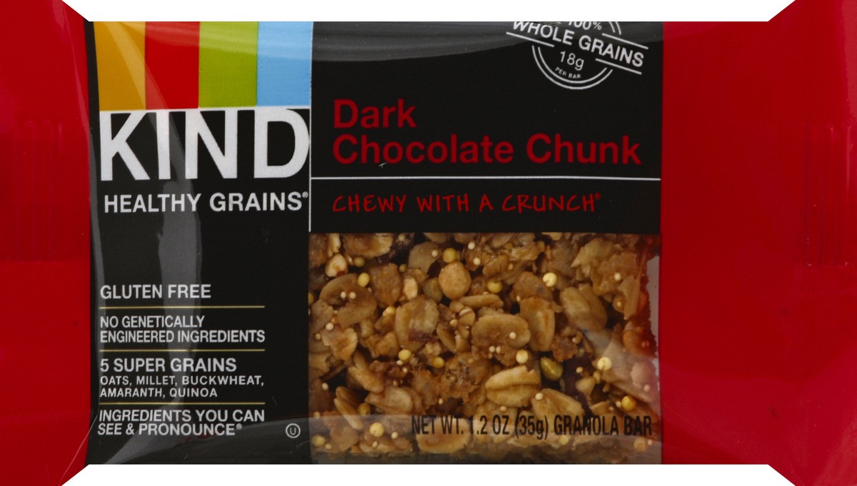 slide 1 of 8, KIND Healthy Grains Granola Bar 1.2 oz, 1.2 oz