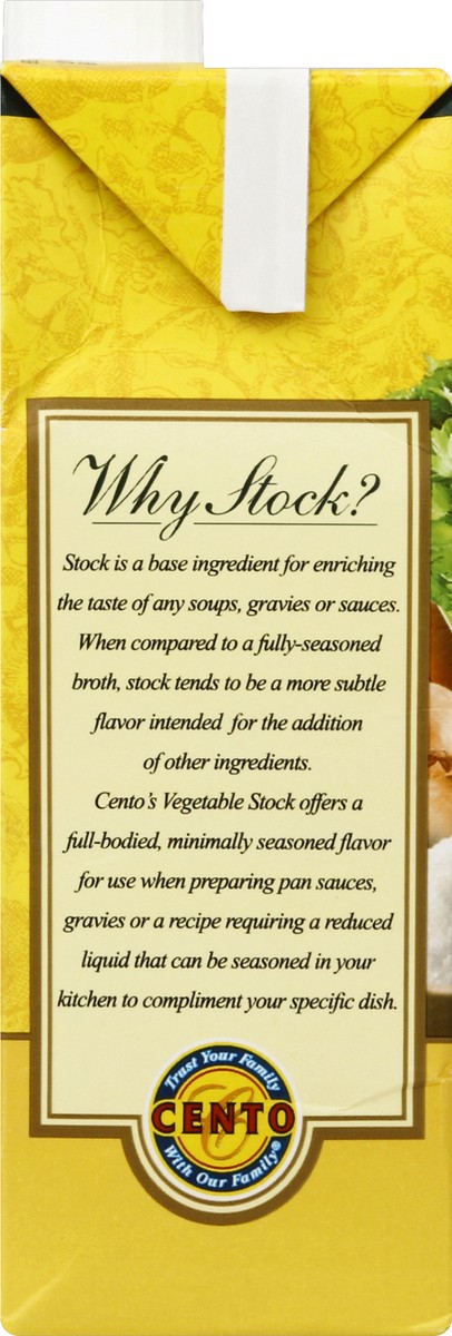 slide 3 of 4, Cento Organic Vegetable Stock, 32 oz