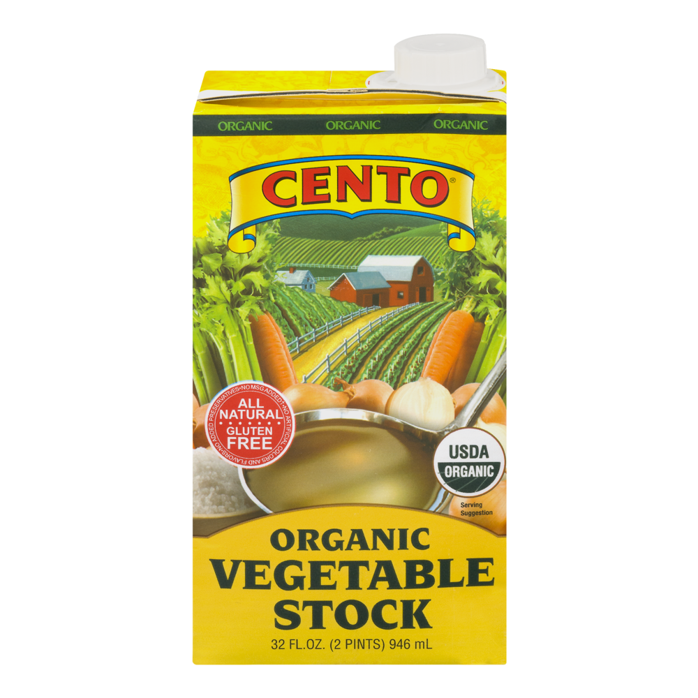 slide 1 of 4, Cento Organic Vegetable Stock, 32 oz