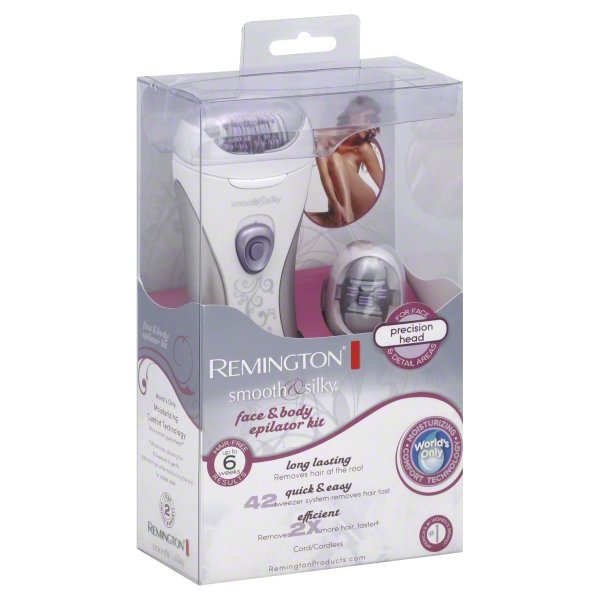 slide 1 of 1, Remington Smooth & Silky Face & Body Epilator Kit, 1 ct