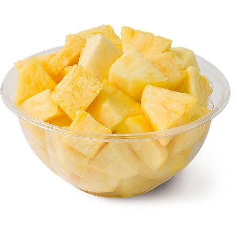 slide 1 of 1, Fresh Cut Pineapple Bowl, 24 oz