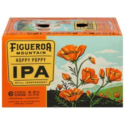 Figueroa Mountain IPA Hoppy Poppy Beer 6 - 12 fl oz Cans