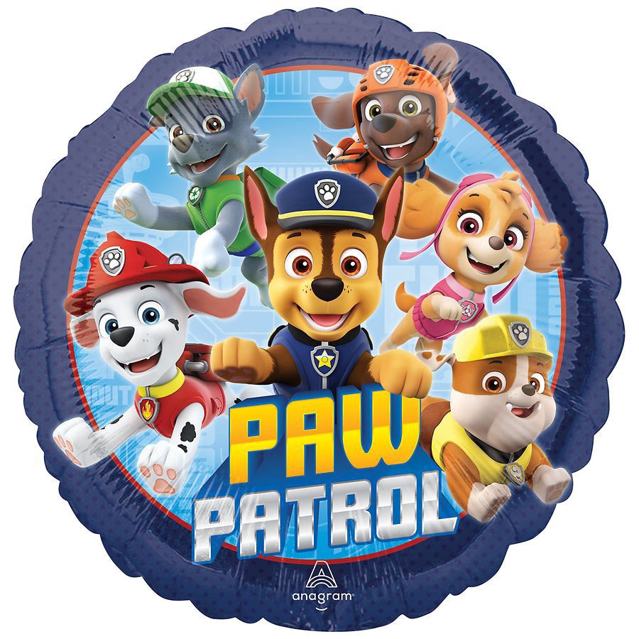 slide 1 of 4, PAW Patrol Standard 17 in Decorative Balloon 1 Each, 1 ct
