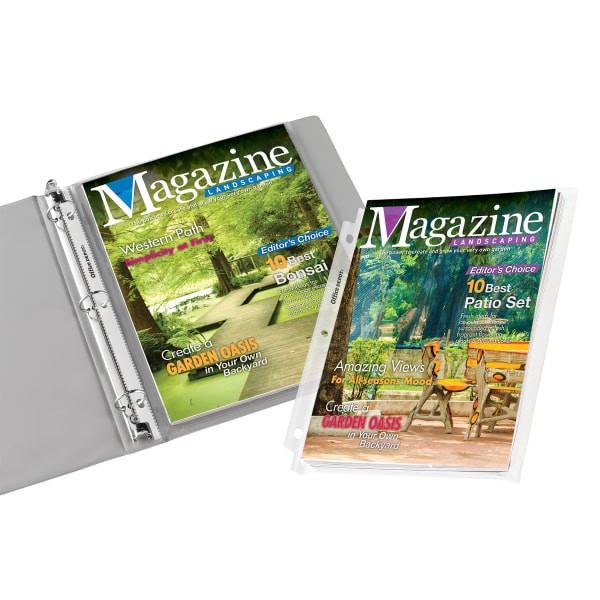 slide 2 of 2, Office Depot Brand Multi-Page Capacity Sheet Protectors, 8-1/2" X 11", Clear, Pack Of 25, 25 ct