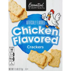 Essential Everyday Chicken Flavored Crackers - 7.5 oz