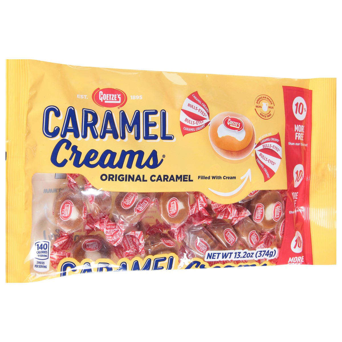 slide 11 of 12, Goetze's Caramel Creams Original Caramel Candy 13.2 oz, 13.2 oz