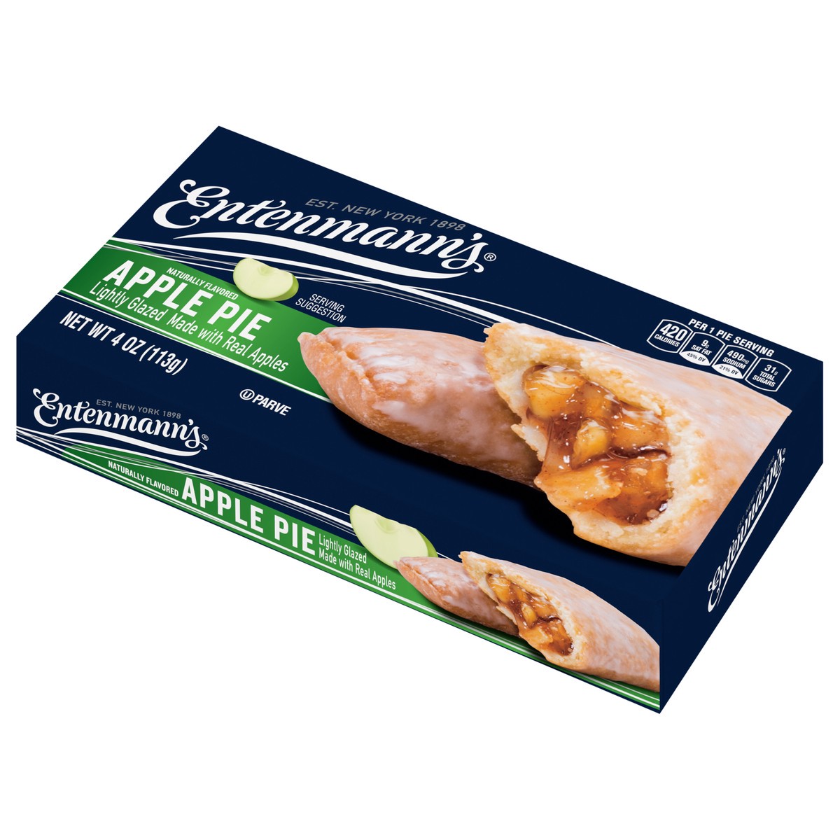 slide 11 of 11, Entenmann's Apple Pie, 4 oz, Mini Pies, Box, 1 ct