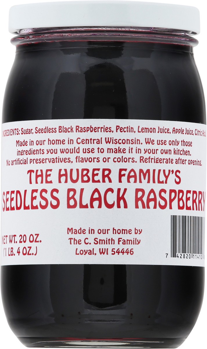 slide 11 of 11, The Huber Family's Huber Black Raspberry Seedless Preserves, 20 oz