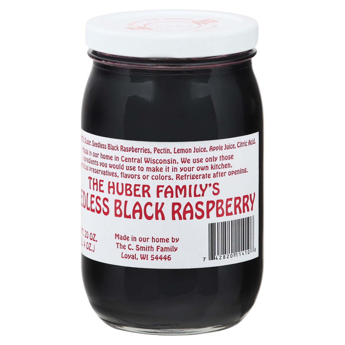 slide 10 of 11, The Huber Family's Huber Black Raspberry Seedless Preserves, 20 oz