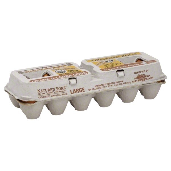 slide 1 of 4, Nature's Yoke Eggs 12 ea, 12 ct