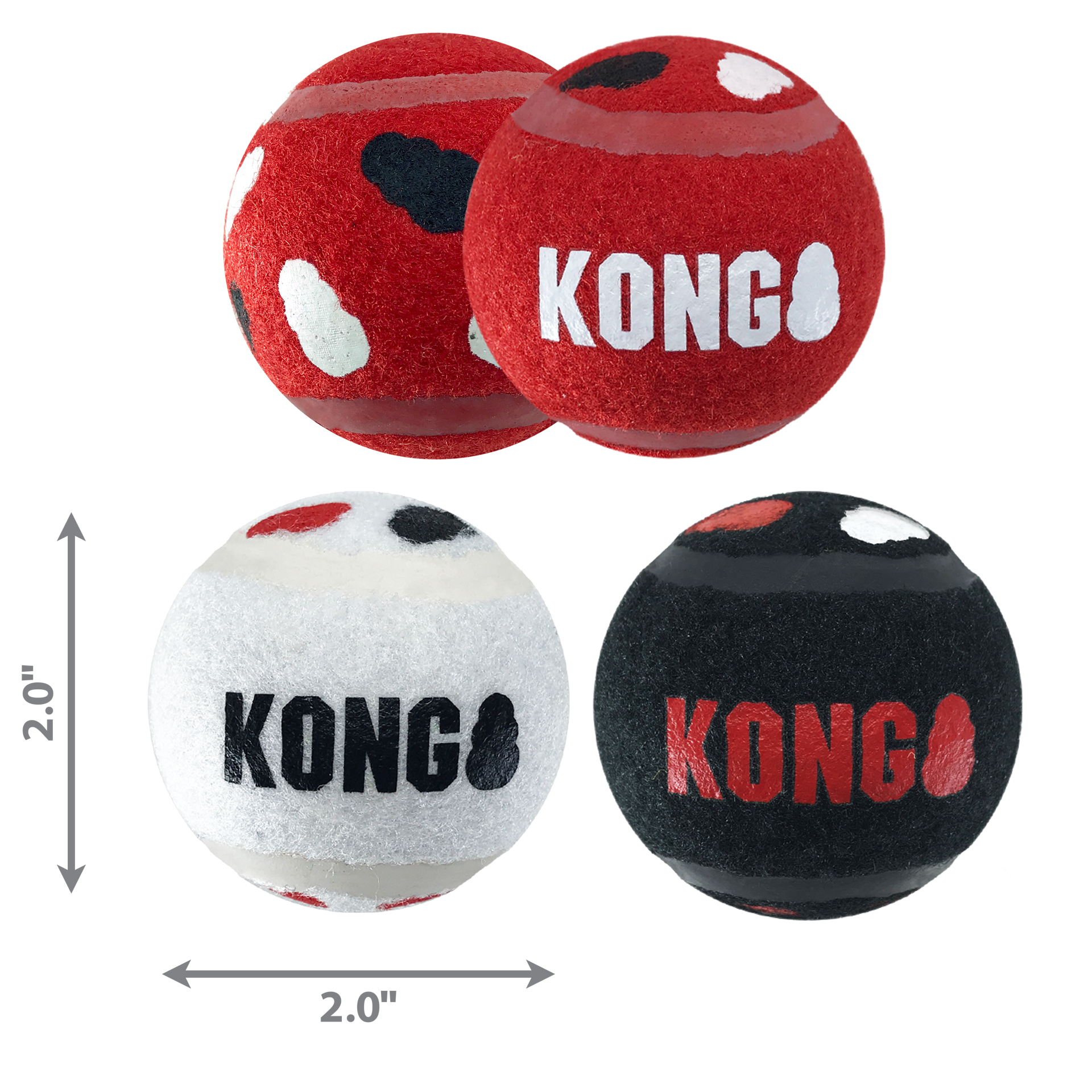 slide 4 of 4, Kong Signature Sport Balls Small, 1 ct