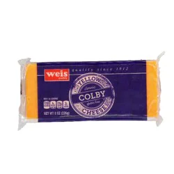 Weis Quality Yellow Colby Bar Cheese