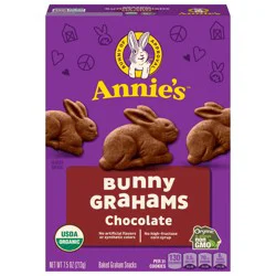 Annie's Organic Chocolate Bunny Graham Snacks, 7.5 oz