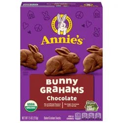 Annie's Organic Chocolate Bunny Graham Snacks, 7.5 oz