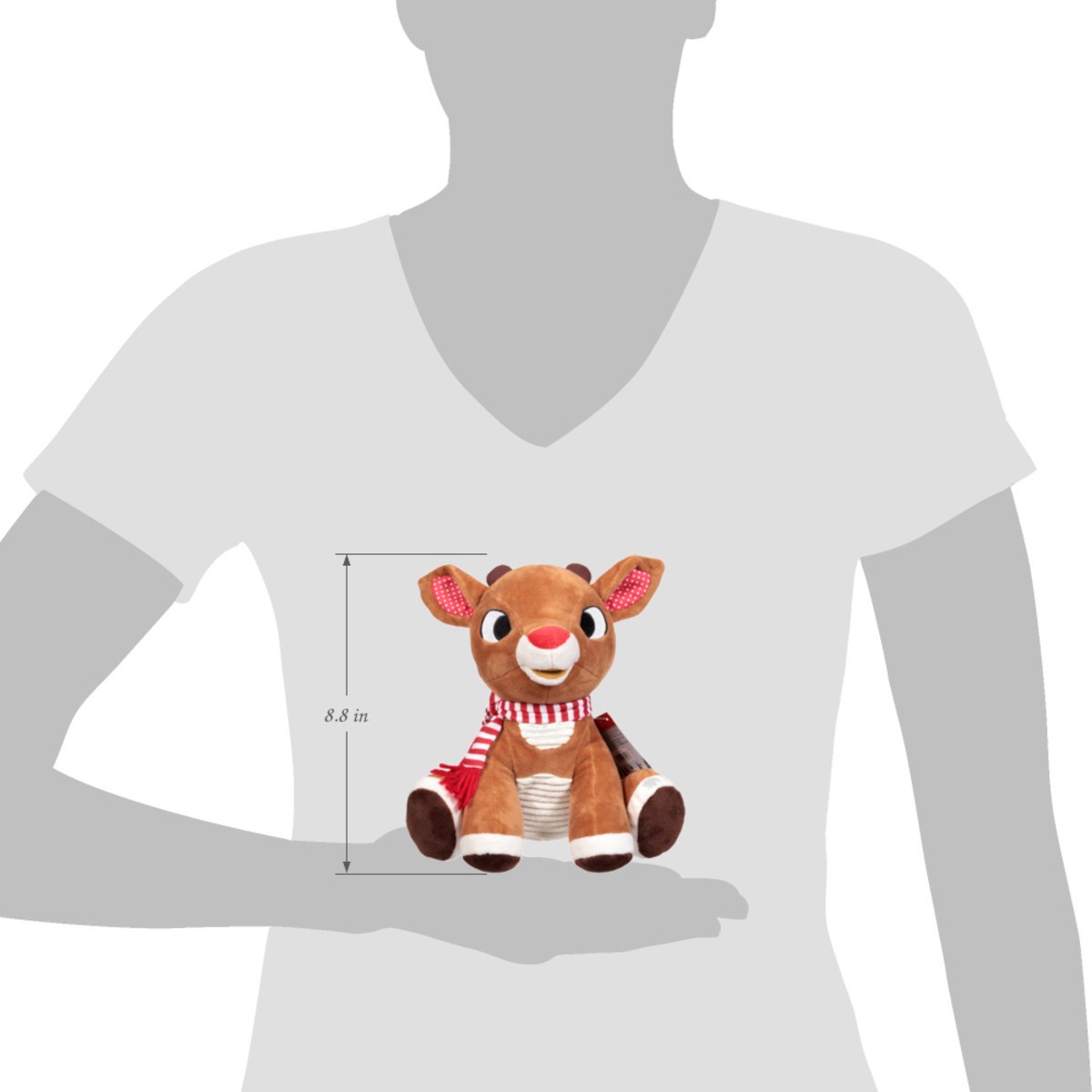 slide 11 of 11, Rudolph the Red-Nosed Reindeer Rudolph Plush 1 ea, 1 ct