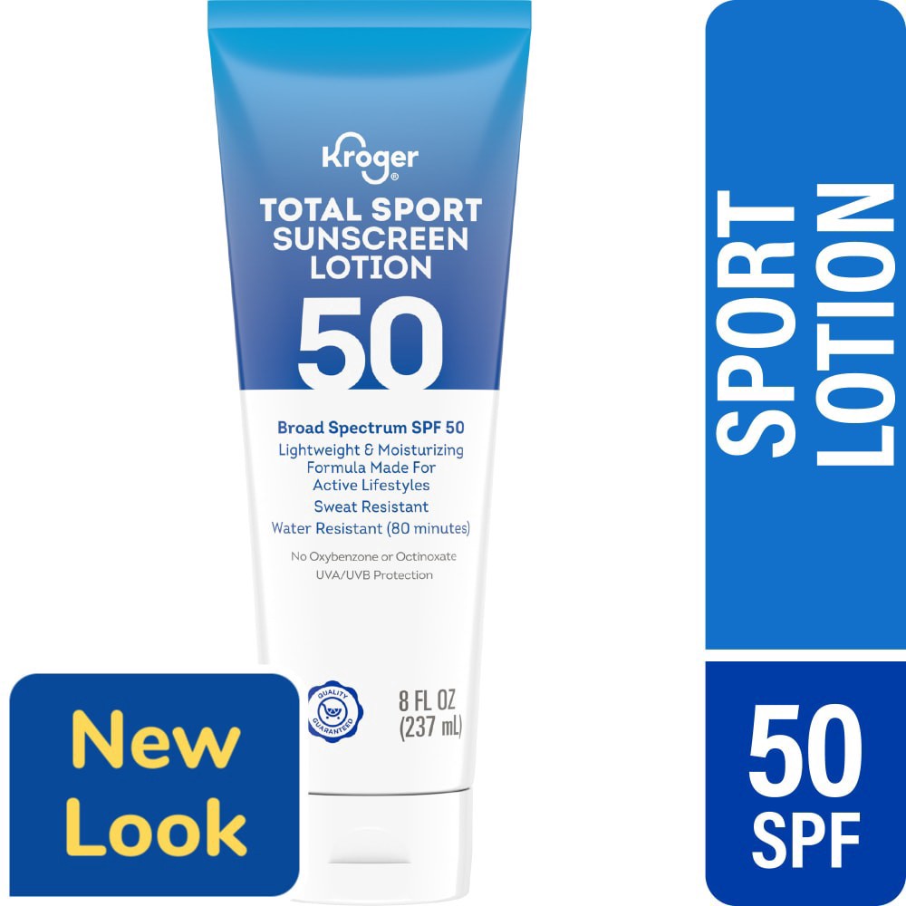 slide 1 of 4, Kroger® Sport Sunscreen Lotion SPF 50, 8 fl oz