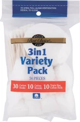 Best Choice 3-in-1 Variety Cotton Rounds