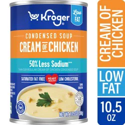 Kroger Heart Healthy Cream Of Chicken Condensed Soup