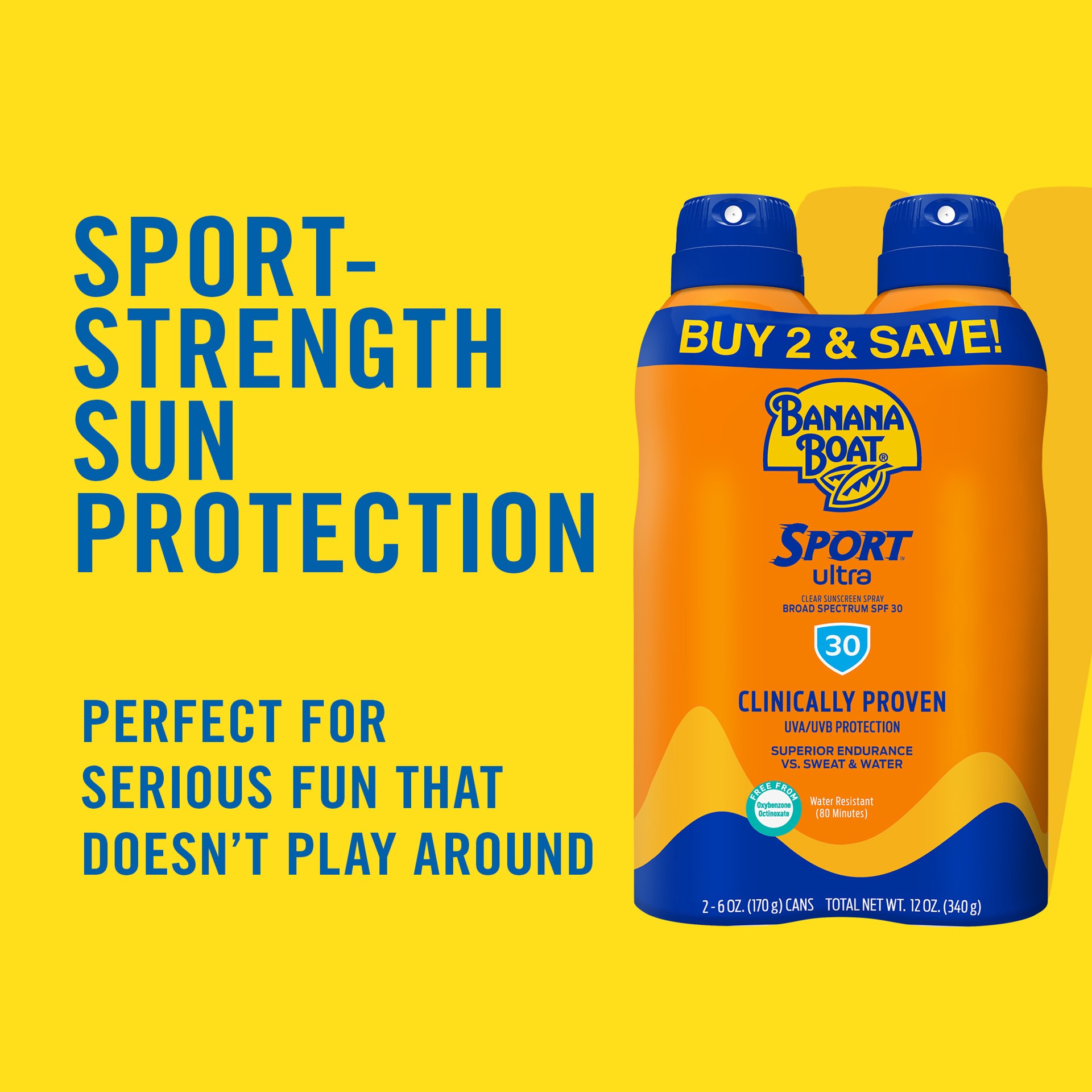 slide 4 of 8, Banana Boat BANANA BT SPORT SNSCRN SPR 30 2P 6 OZ, 6 oz