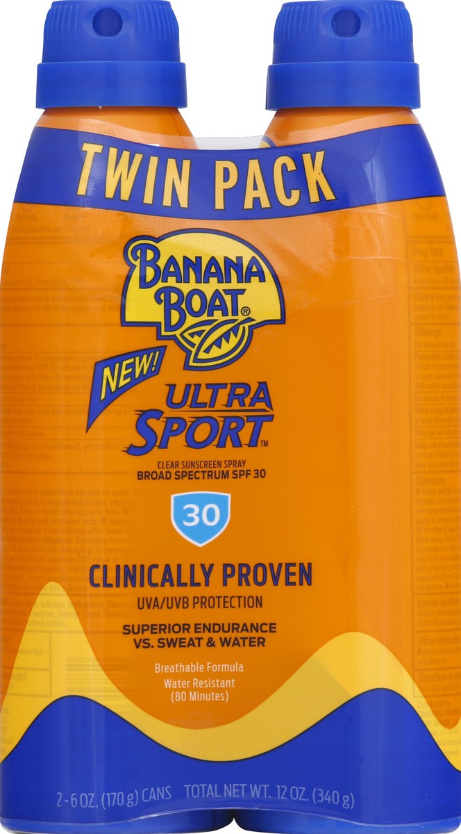 slide 1 of 8, Banana Boat BANANA BT SPORT SNSCRN SPR 30 2P 6 OZ, 6 oz