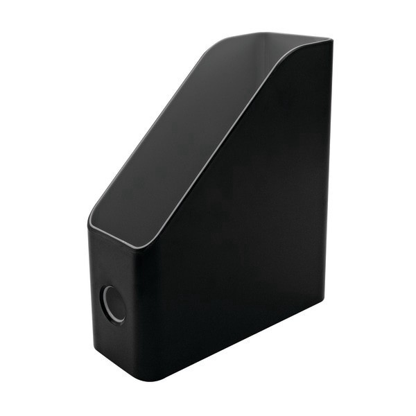 slide 1 of 3, Fusion Magazine File, Black/Gray, 1 ct