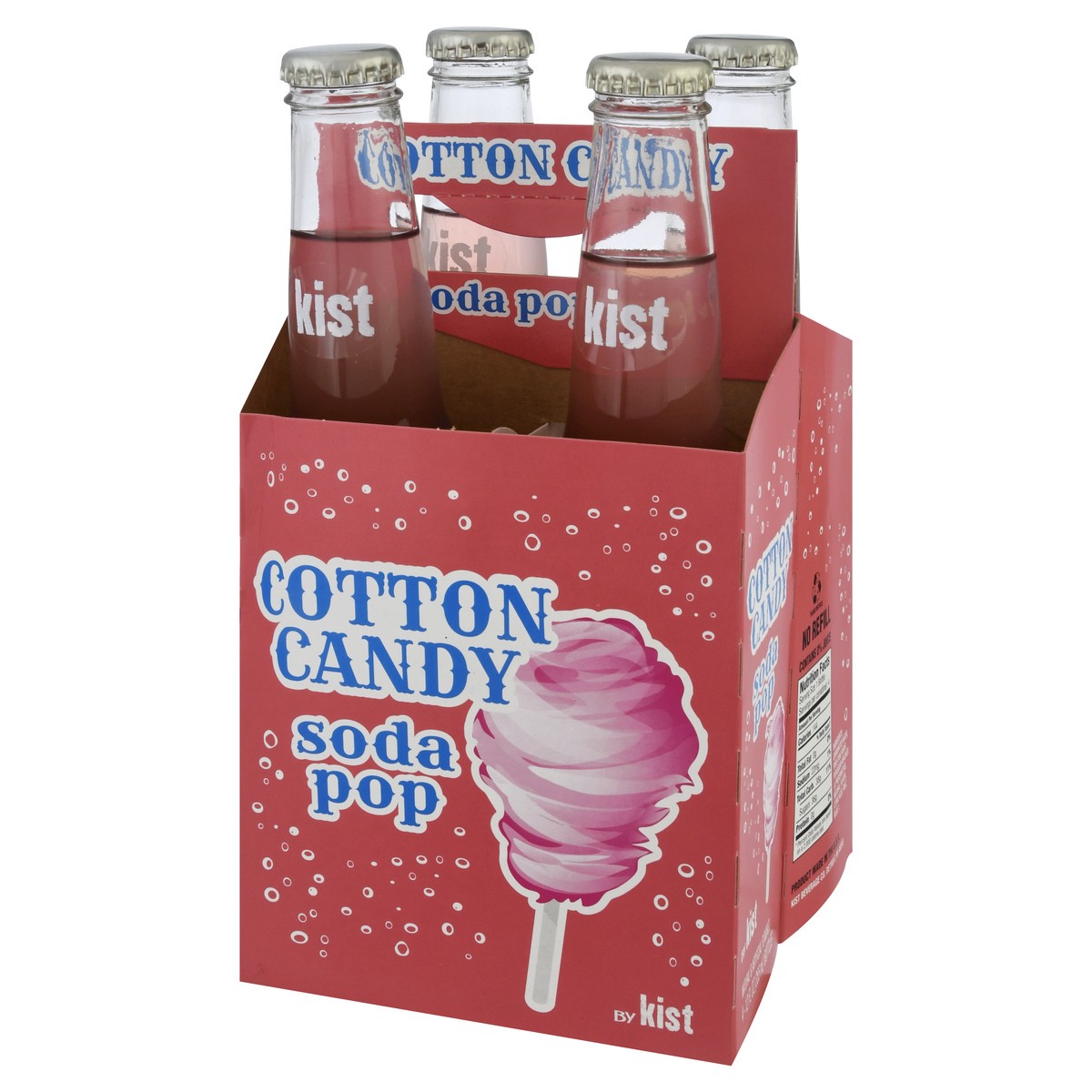 slide 2 of 13, Kist Cotton Candy Soda Pop - 4 ct, 4 ct