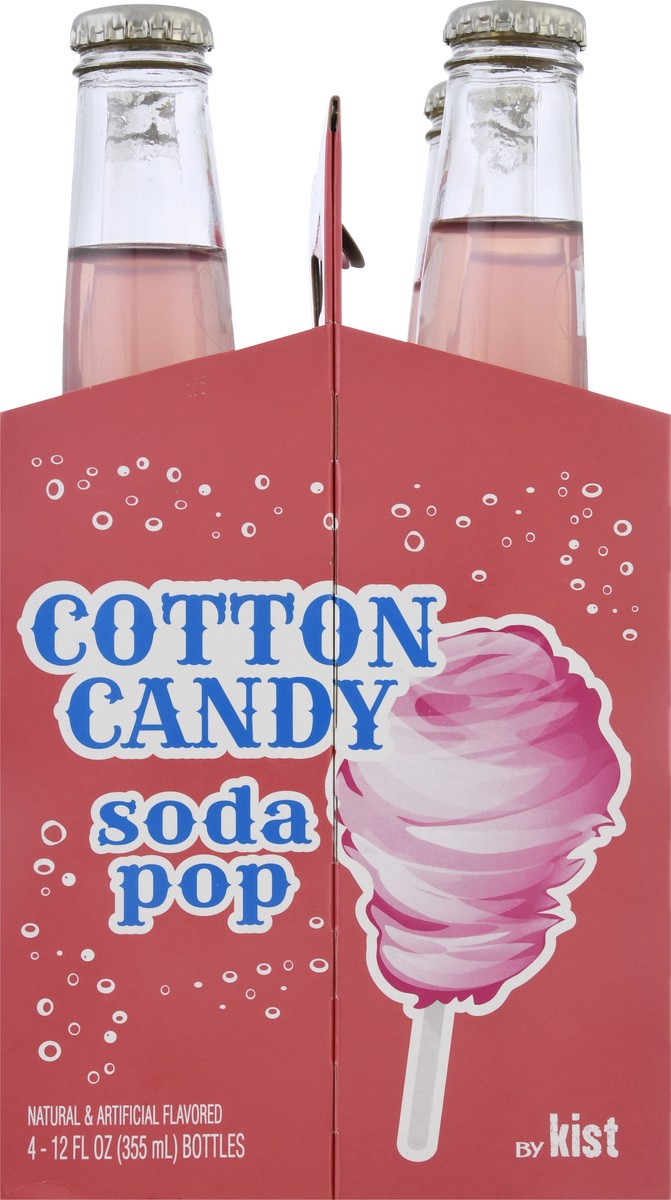 slide 6 of 13, Kist Cotton Candy Soda Pop - 4 ct, 4 ct