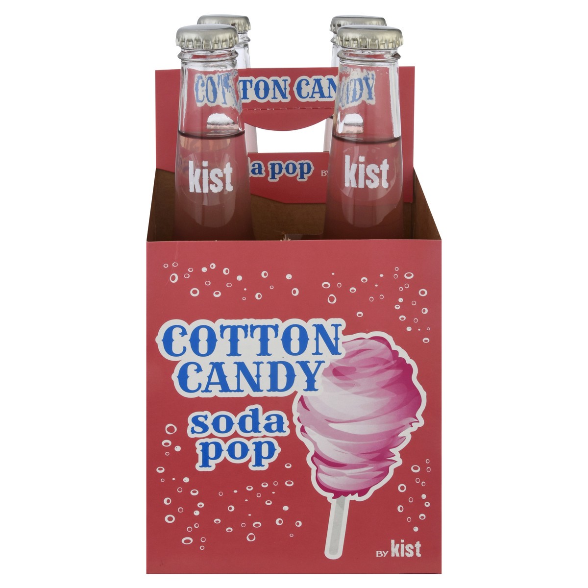 slide 7 of 13, Kist Cotton Candy Soda Pop - 4 ct, 4 ct